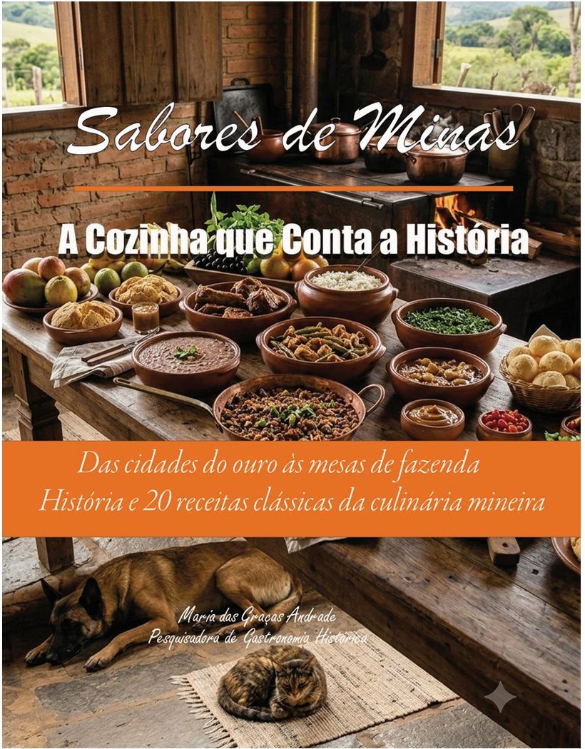 Capa do livro Sabores de Minas