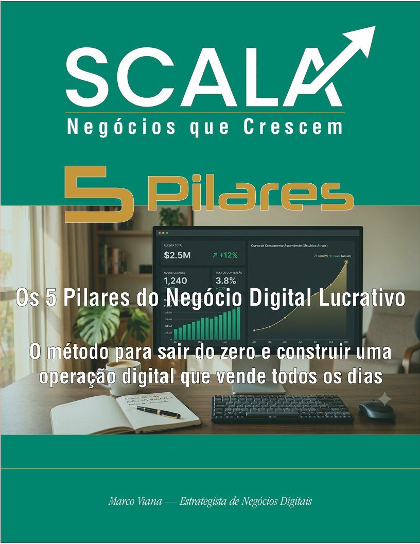 Capa do livro Os 5 Pilares do Negócio Digital